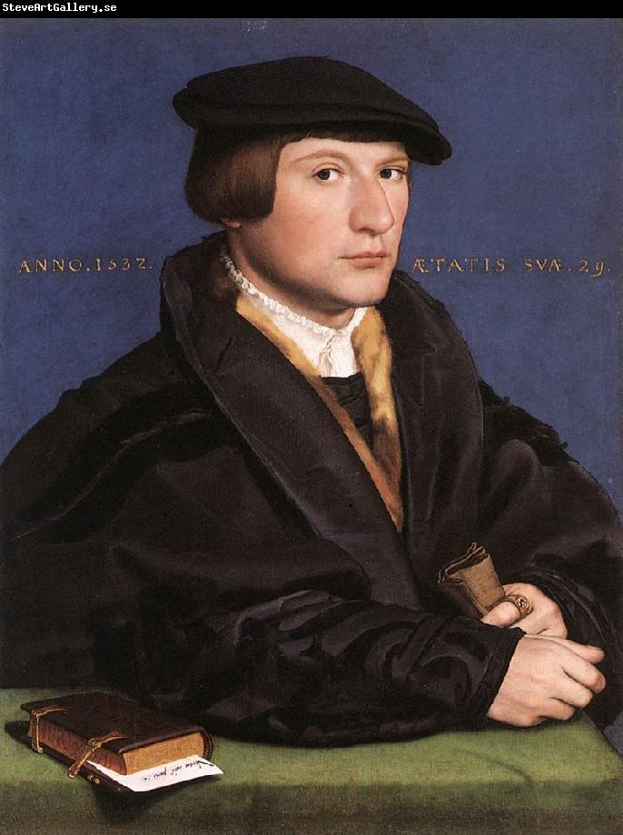 HOLBEIN, Hans the Younger Portrait of a Member of the Wedigh Family sf